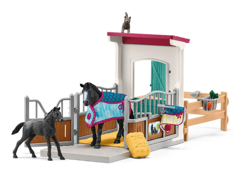 Schleich Horse Box with Mare and Foal-4